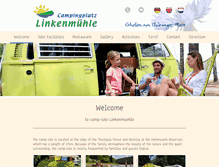 Tablet Screenshot of campingplatz-linkenmuehle.de